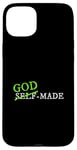 Coque pour iPhone 15 Plus Graphique vert vieilli fabriqué par Dieu vert