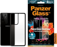 Panzerglass Clearcase - Black Edition - Baksidesskydd För Mobiltelefon - Termoplastisk Polyuretan (Tpu) - Svart, Klar - För Samsung Galaxy S21 Ultra 5G