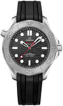 Omega 210.32.42.20.01.002 Seamaster Diver 300M Sort/Gummi Ø42 mm