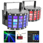 Beamz LED Butterfly with Strobe Effect Light Set DJ Disco Party Lighting