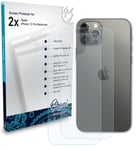 Bruni 2x Protective Film for Apple iPhone 12 Pro Backcover Screen Protector