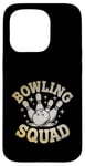 Coque pour iPhone 15 Pro Bowling Squad Broches Bowler