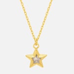 Estella Bartlett Blue Star Gold-Tone Necklace