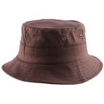 Bob huilé imperméable Finistère Marron-55