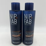 2 x Nip Fab Exfoliate Glycolic Fix Liquid Glow 6% Pure Glycolic Acid -- 100ml