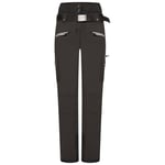 Dare 2b Liberty II Pantalon de Ski Imperméable, Isolant et Respirant avec Coutures Cousues-collées et Guêtres Intégrées Salopettes Femme Black FR: 2XL (Taille Fabricant: 18)