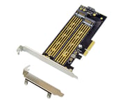 MicroConnect grensesnittsadapter - M.2 NVMe Card - PCIe 3.0 x4  SATA 6Gb/s