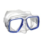 Mares Masque Aquazone Ray, Masque Snorkeling Adulte, Unisex, Bleu Transparent/Transparent