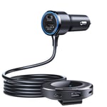 Clas Ohlson Billaddare 5-i-1, 12 V, 24 V, USB-C, USB-A, 98 W