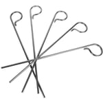 Lot de 5 pitons fixes gazon en inox 29 cm Linxor