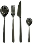 Mepra 108744101 Set Couverts Table Linea Oro Nero