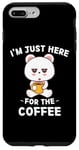 iPhone 7 Plus/8 Plus Cute Kawaii Bear I'm Just Here For The Coffee Case