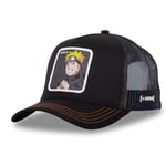 Casquette Homme Naruto Shippuden, Casquette Trucker Naruto Uzumaki, Originale Manga Anime, Noir/Orange TU