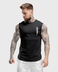 Squat Wolf - Warrior Cut-Off Tank - Black - L