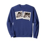 Stan Laurel & Oliver Hardy Retro B&W Photo Sweatshirt