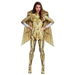 Amscan 9906683 - Women's Official DC Comics Wonder Woman Gold Adults Fancy Dress Size: 14-16