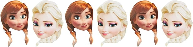 6 Disney Frozen Masks Anna and Elsa