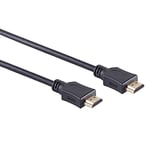 cable HDMI prise mâle (A) -> HDMI prise mâle (A) 1,0m, or