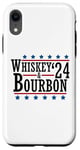 Coque pour iPhone XR Whiskey 24, Bourbon 24, devise de la campagne électorale 2024