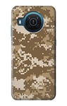 Army Desert Tan Coyote Camo Camouflage Case Cover For Nokia X20