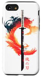 iPhone SE (2020) / 7 / 8 Samurai Sword in Japanese Samurai retro vaporwave aesthetic Case