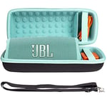 Khanka Hard Carrying Case Bag for JBL Charge 5/ Charge 4 Portable Bluetooth Waterproof Speaker. (Turquoise)