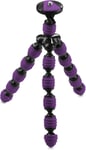 Caltar Universal Spider Gorilla Pod Mini Flexible Tripod 832, Purple
