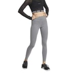 Nike W One TGHT Pantalon de Sport Femme, Dark Grey/HTR/(Black), FR : M (Taille Fabricant : M)