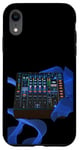 Coque pour iPhone XR Disc Jockey Space Age Console de mixage audio Mix DJ