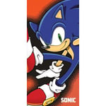 Handduk Barn  Sonic The Hedgehog 70X140cm 100% bomull Röd