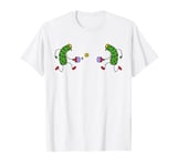 Funny Pickles Playing Pickleball Pickle Ball Women Men Sport T-Shirt