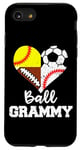 iPhone SE (2020) / 7 / 8 Ball Grammy Soccer Football Baseball Softball Grammy Heart Case