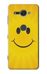 Yellow Sun Smile Case Cover For Sony Xperia XZ2 Compact