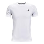 Under Armour Men's UA HG Armour Fitted SS, Lightweight Mens' Running Top, Breathable and Quick-Drying Compression Top