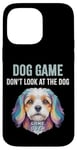 Coque pour iPhone 14 Pro Max Cavachon Jeu pour chien Ne regardez pas le chien