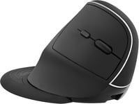 Tnb Souris Sans Fil Ergonomique Verticale 75°, Ultra Confortable, Repose Poignet Aimanté, Usb-A 2.4 Ghz, 7 Boutons, De 800 A 3600 Dpi, Compatible Ordinateurs Portables, Pc/Mac ¿ Noir