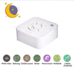 White Noise Machine Usb Ladattava Ajastettu sammutus Sleep Sound Machine nukkumiseen ja rentoutumiseen