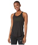 Nike W Nk Yoga Twist Tank Top - Black/(Dark Smoke Grey), Small