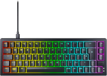 XTRFY K5V2 COMPACT, CLAVIER DE GAMING MÉCANIQUE, FORMAT 65 %, DISPOSITION UK (QWERTY), CLAVIER HOT-SWAP, MX2A RED SWITCHES, NOIR[CLA170225]