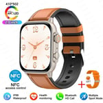 2024 HK95 Ultra Smart Watch Adult Custom Kellotaulu 2,0 tuuman High Refresh Rtae Screen NFC Bluetooth Call Älykellot aikuisille