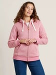 Brakeburn Borg Lined Zip Hoodie, Pink