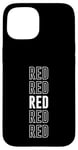 Coque pour iPhone 15 Rouge