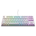 CHERRY XTRFY K4V2 - Clavier - RGB - 80% - TKL - backlit - USB - QWERTZ - Allemand - commutateur : CHERRY MX2A Red - blanc