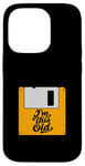 Coque pour iPhone 14 Pro Retro Nostalgia I'm This Old Floppy Disk Birthday Tech