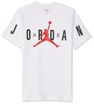 Nike Jordan Air T-Shirt White/Black/Gym Red 3XL