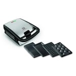 Tefal Snack Collection Appareil à Sandwich, Gaufrier, Panini, Gril, 4 Coffrets de plaques Inclus, Revêtement Antiadhésif, Plaques amovibles et compatibles lave-vaisselle, Rangement Facile, SW854D16