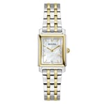 Bulova Sutton Rectangle 98P220 - Dame - 21 mm - Analog - Quartz - Mineralglas