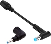 Dc Jack Adaptateur + Câble Alimentation Pour Ordinateur Portable 4.5X3.0Mm Convertisseur Pour Hp Pavilion, Envy, Elitebook