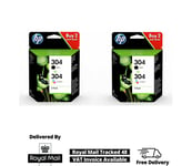 Genuine 2x HP 304 Multipack Black & Color Ink Cartridge for HP Deskjet 3720 2632