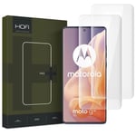 Motorola Moto G85 (5G) Hofi UV Glass Pro+ Skjermbeskyttelsesglass - Case Friendly - 2 Stk. - Gjennomsiktig